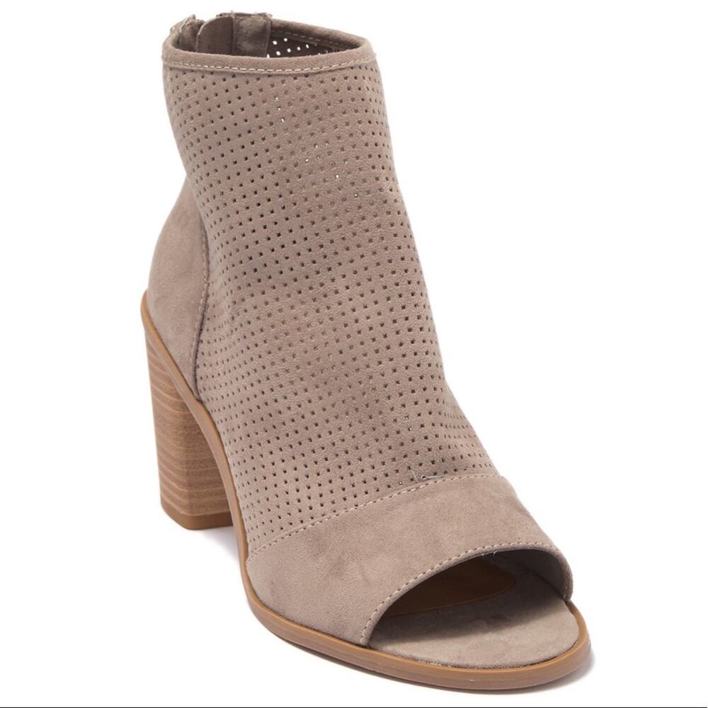 BOGO Abound Perforated Heeled Booties Size 8.5 NEW $50